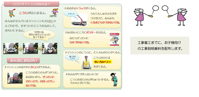 読みやすい工事用資料